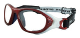 Helmet Spex XL Shiny Crimson/White